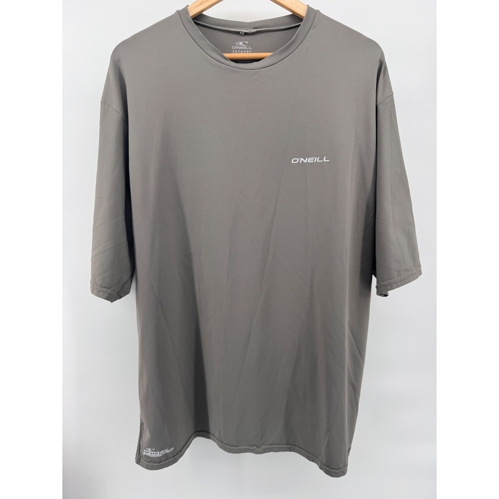 O'Neill Rash Guard Mens 4XL Grey Good Skins 50+ UV Protection Swim Shirt